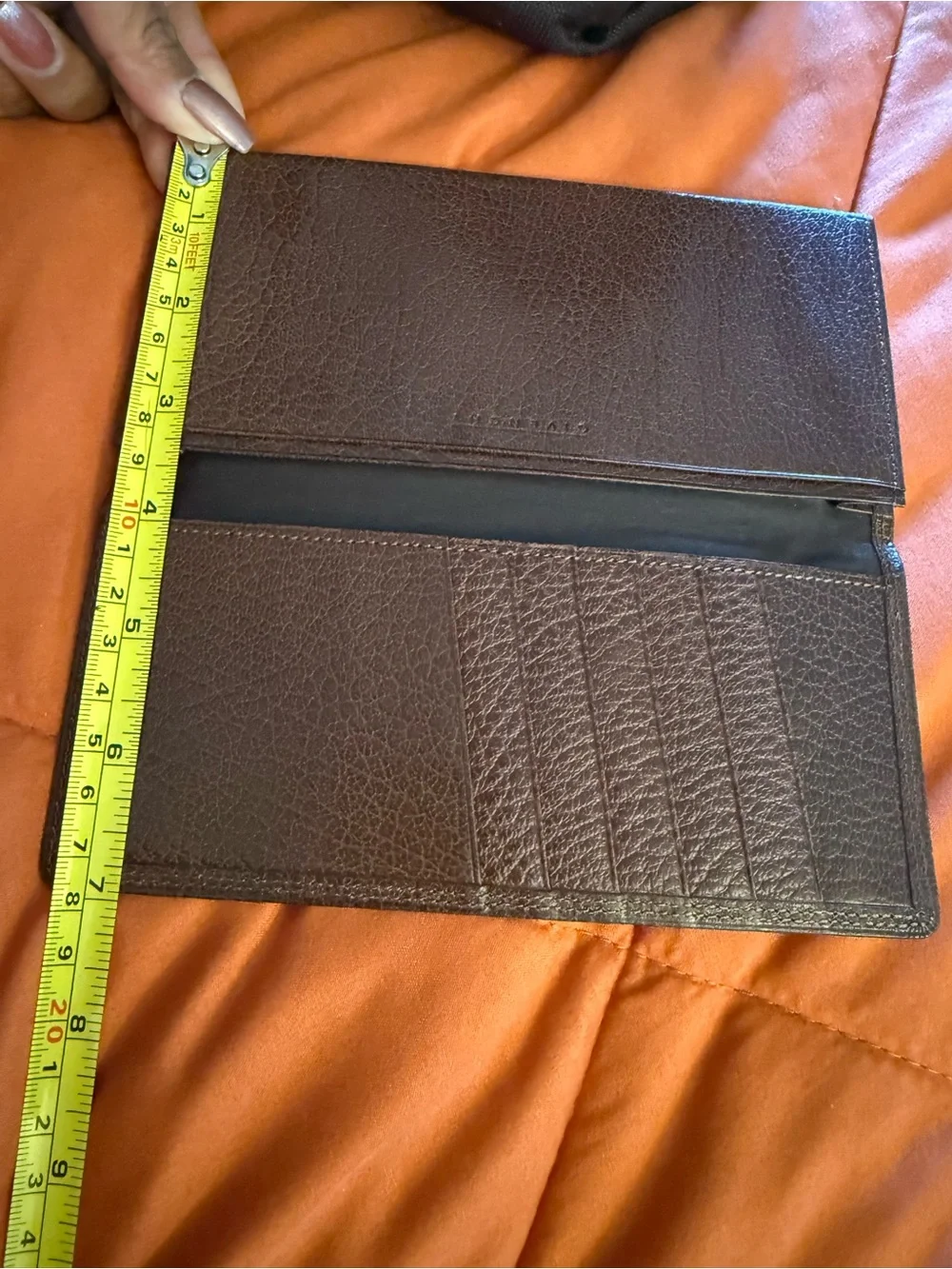 Givenchy Dark Brown Textured Leather Long Wallet